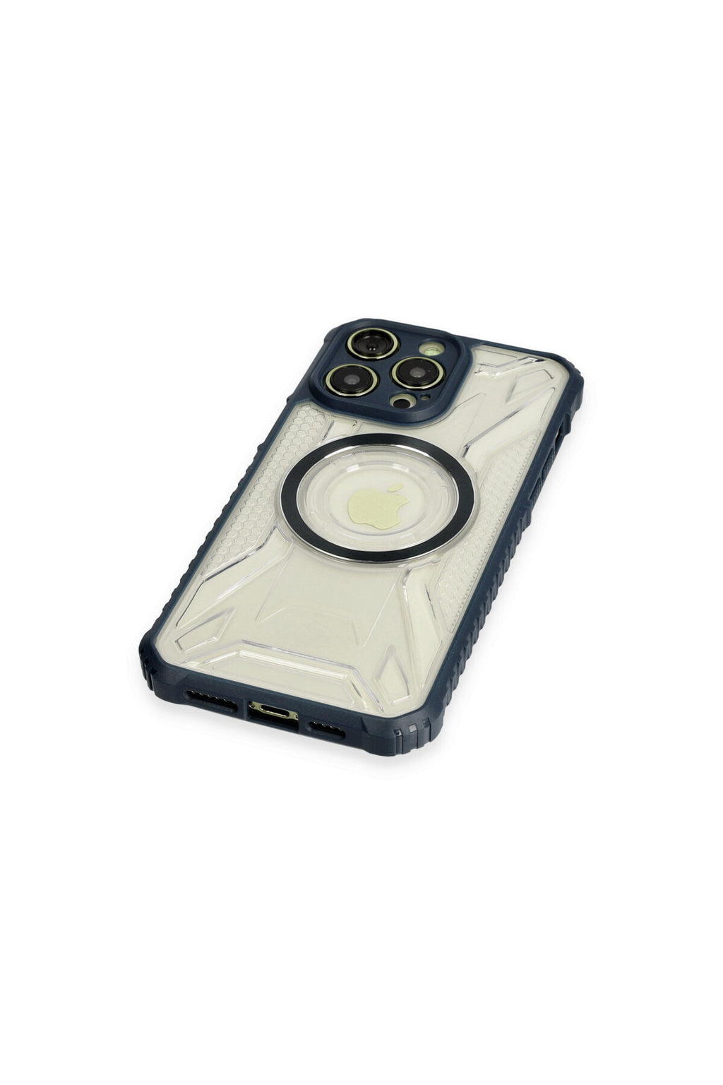 Apple iPhone 12 Pro Max Uyumlu Kılıf Prag Magneticsafe Kapak - Lacivert