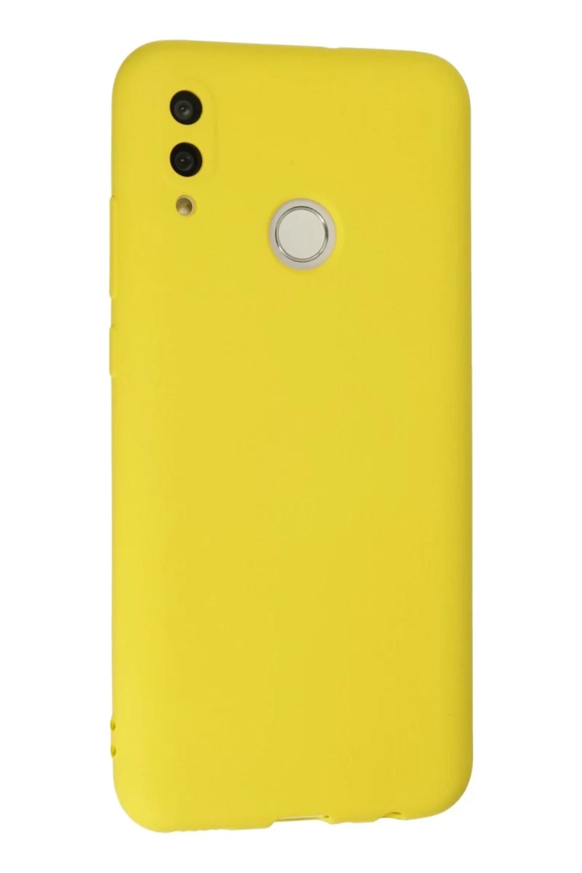 Huawei P Smart 2019 Kılıf Nano içi Kadife Silikon - Sarı