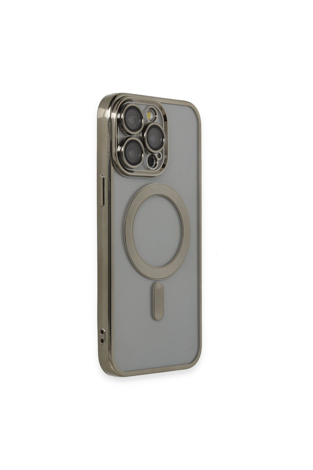 Apple iPhone 14 Pro Max Uyumlu Kılıf Kross Magneticsafe Kapak - Titan Gri