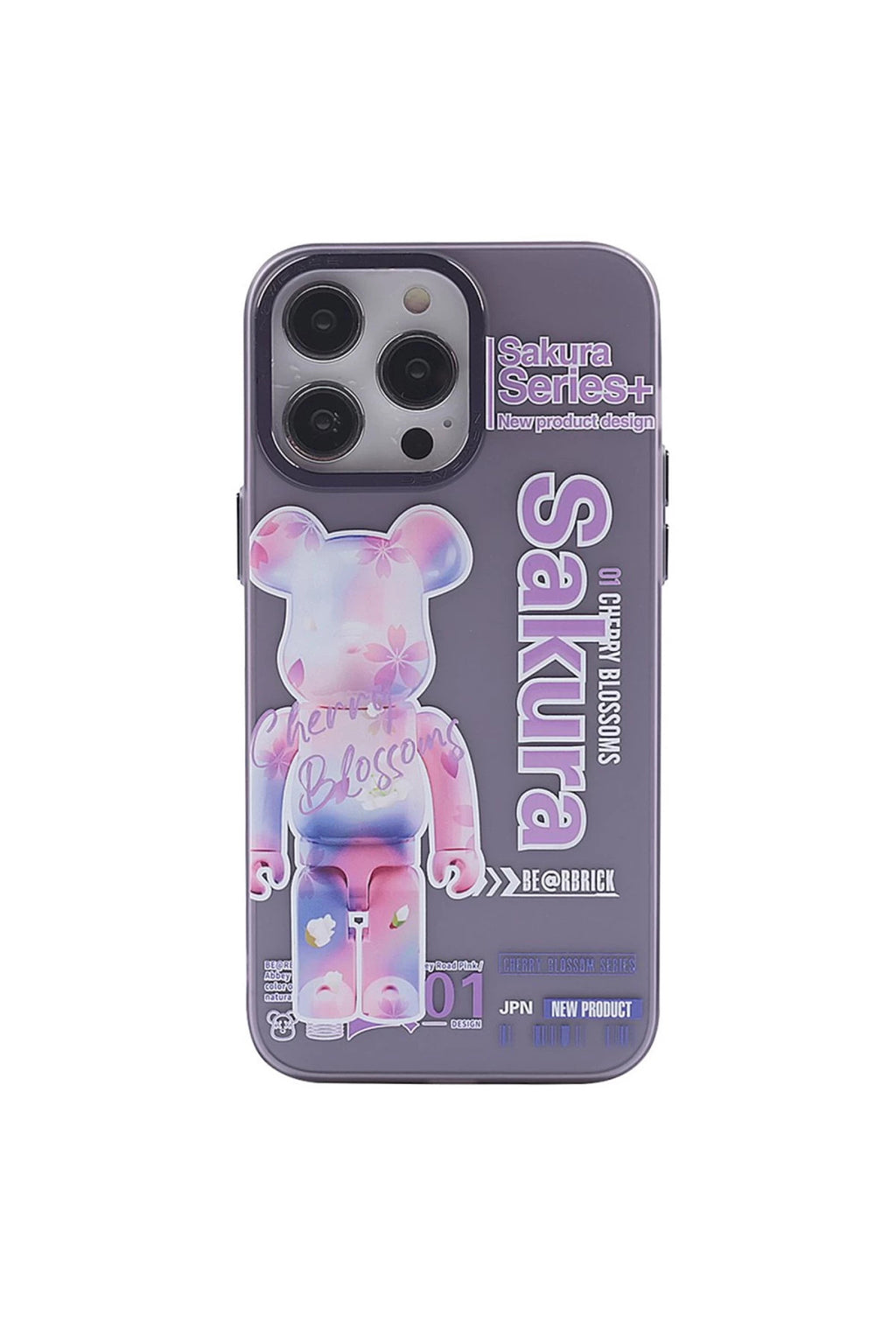 Apple iPhone 14 Pro Max Uyumlu Kılıf Prada Desenli Kapak - Prada Mor - 1