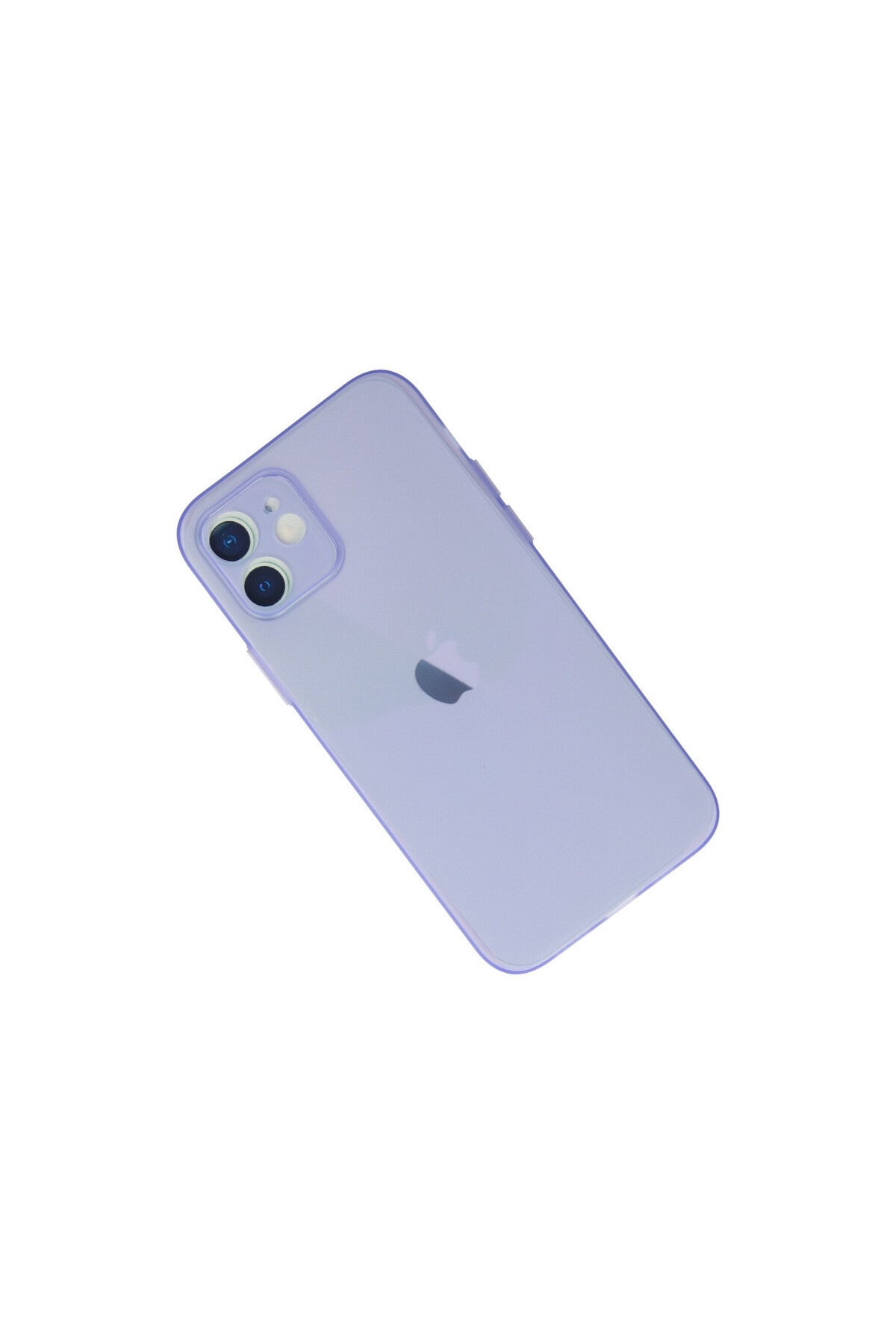 Apple iPhone 12 Uyumlu Kılıf Puma Silikon - Mor