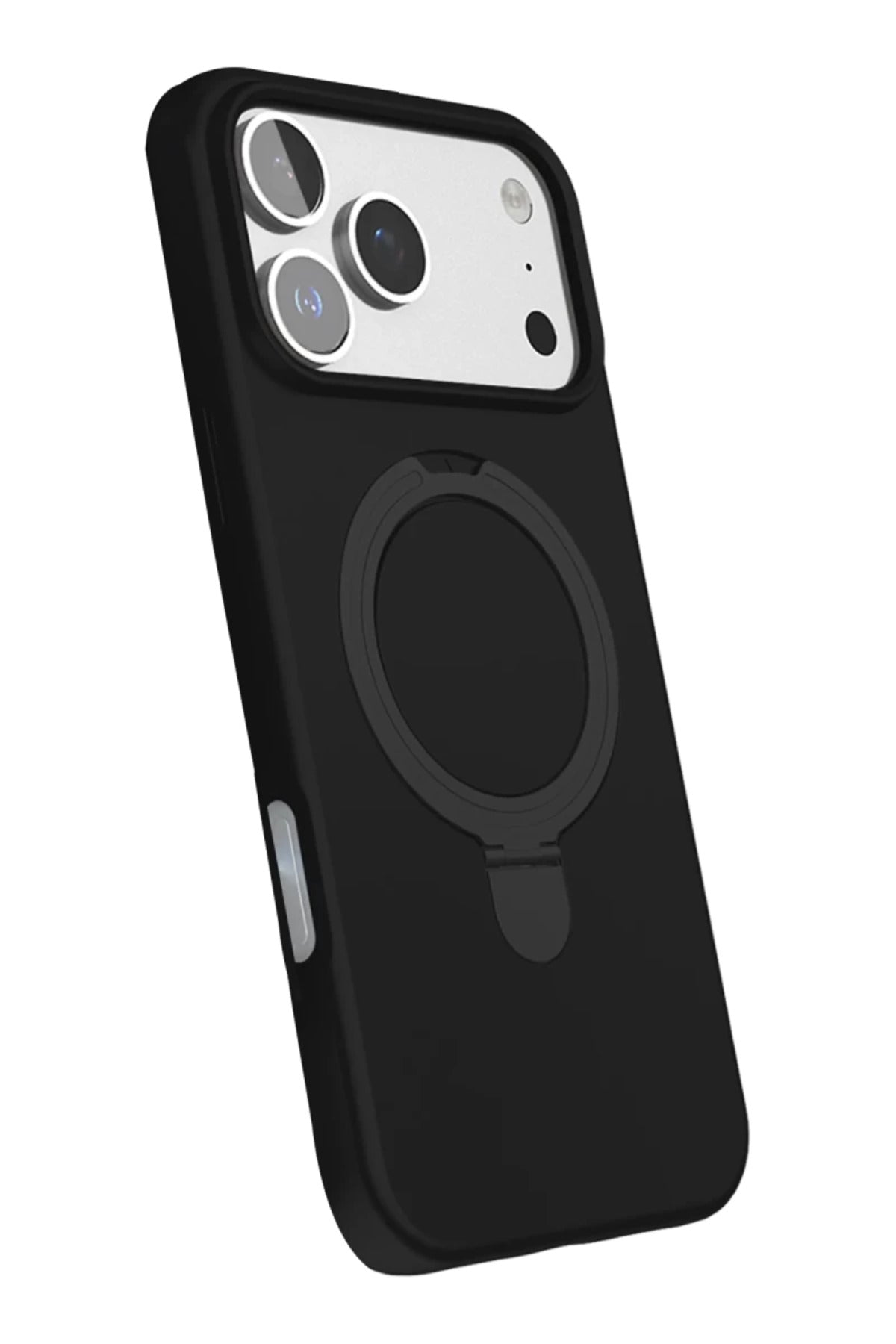 Apple iPhone 17 Pro Max Uyumlu Regal Magsafe Standlı Kapak - Siyah