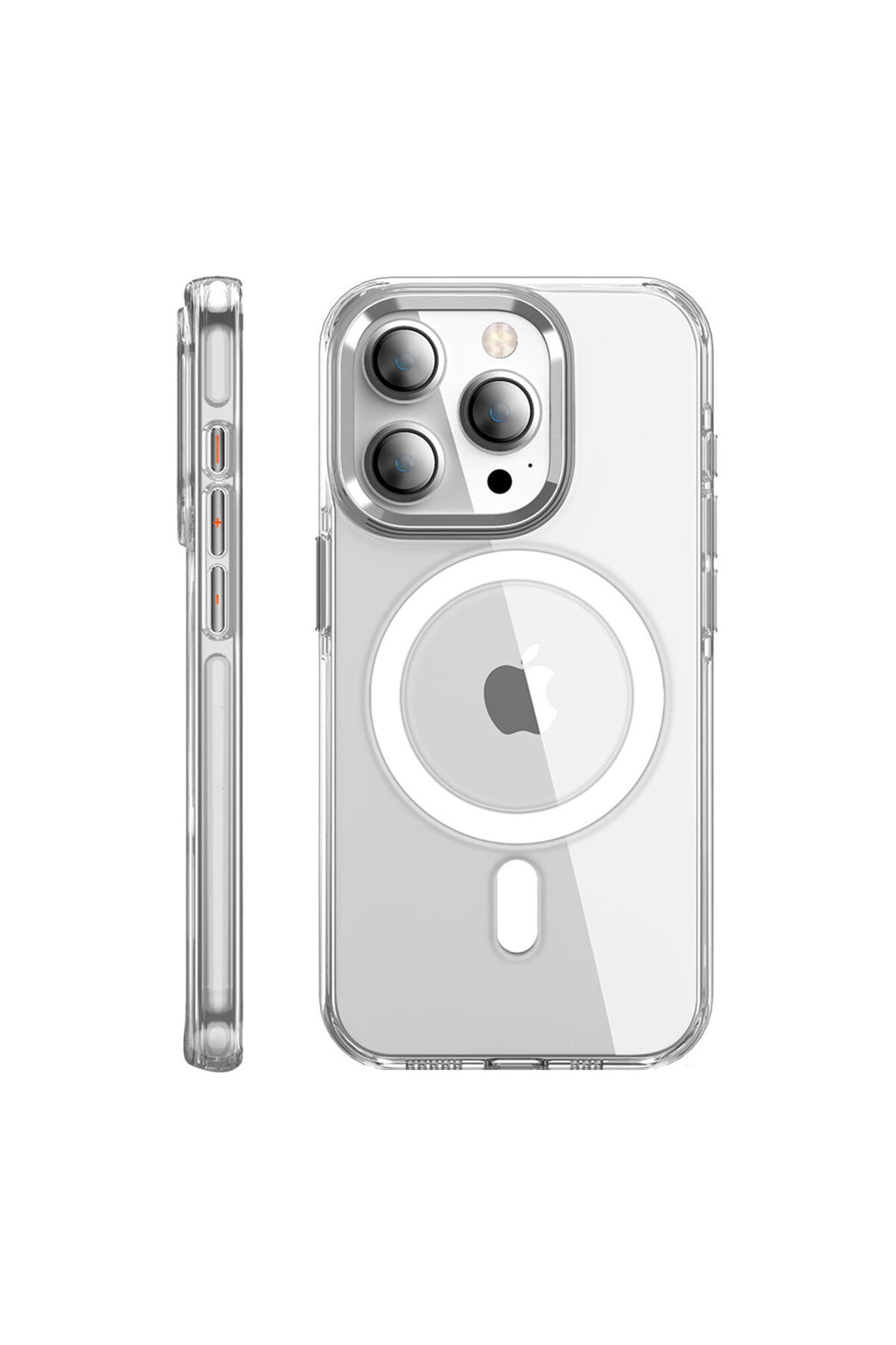 Joko Apple iPhone 15 Pro Max Uyumlu Kılıf Crystal Magsafe Kapak - Şeffaf