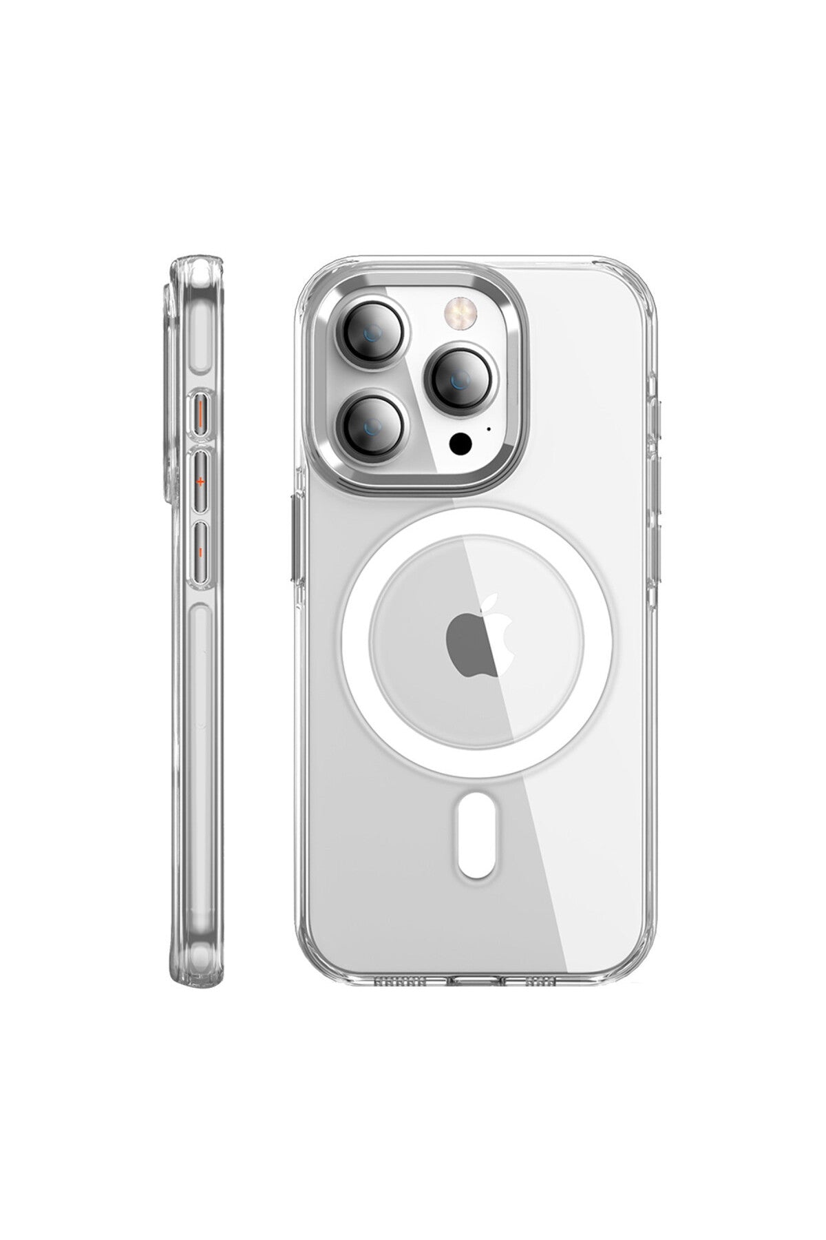 Joko Apple iPhone 15 Pro Max Uyumlu Kılıf Crystal Magsafe Kapak - Şeffaf