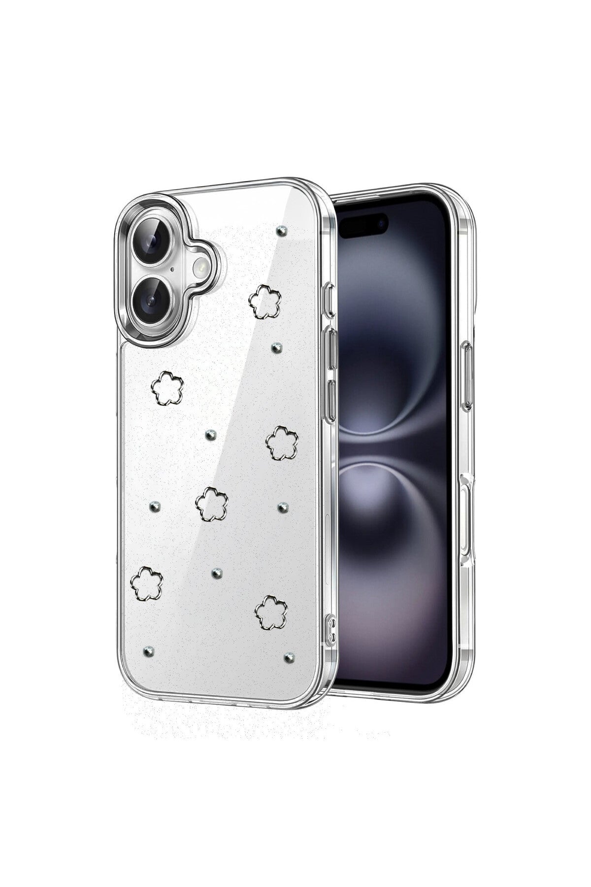 Apple iPhone 17 Uyumlu Fiyonk Desenli Kapak - Desen 2