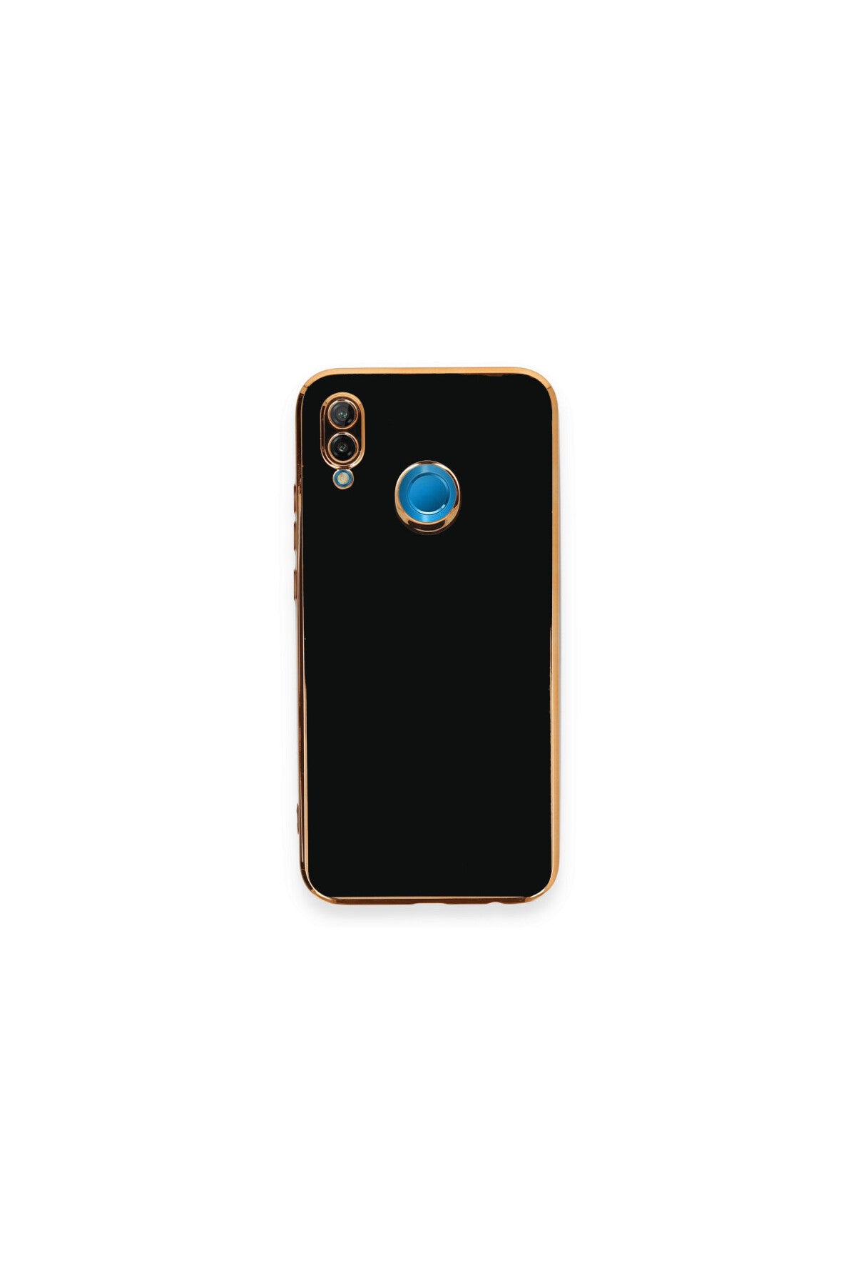 Huawei P20 Lite Uyumlu Kılıf Volet Silikon - Siyah