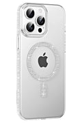 Joko Apple iPhone 14 Pro Max Uyumlu Move Taşlı Magsafe Kapak - Natural Grey