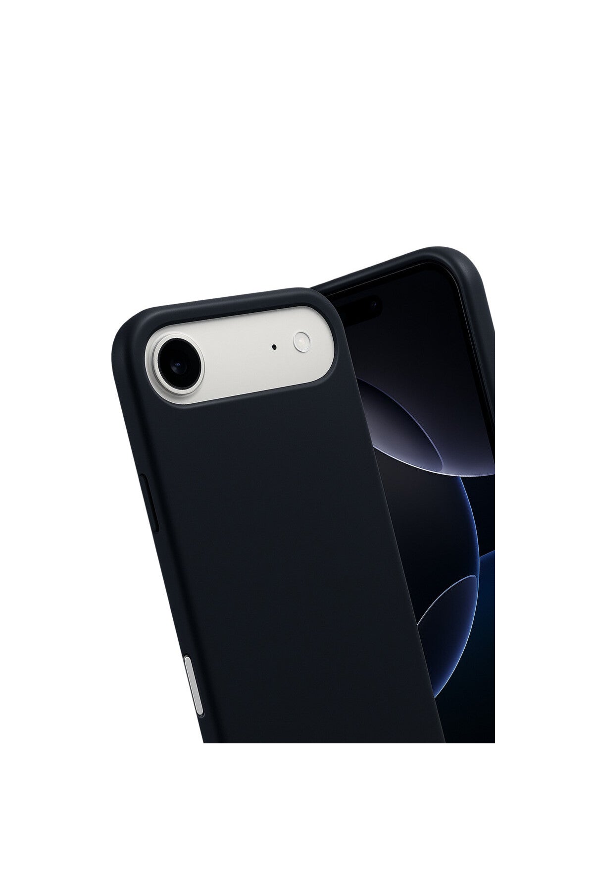 Apple iPhone 17 Air Uyumlu Nano içi Kadife Silikon - Siyah