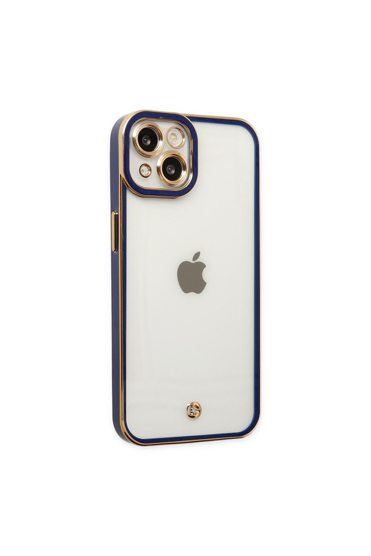 Apple iPhone 14 Plus Uyumlu Kılıf Liva Lens Silikon - Mavi