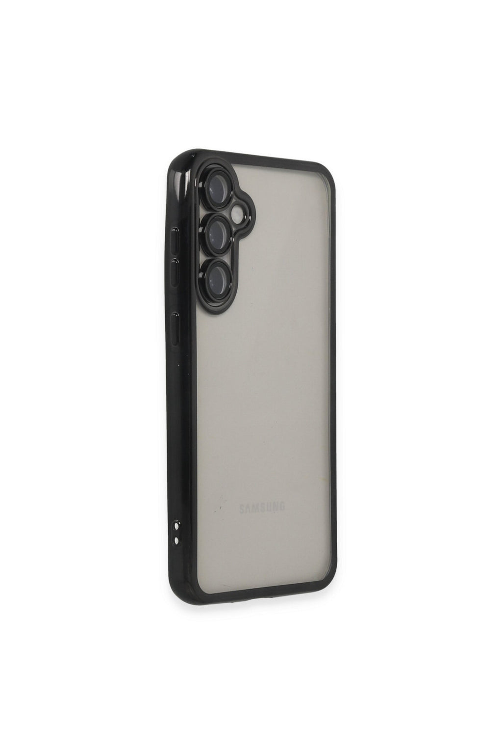 Samsung Galaxy S23 FE Uyumlu Kılıf Lensli Silikon - Siyah
