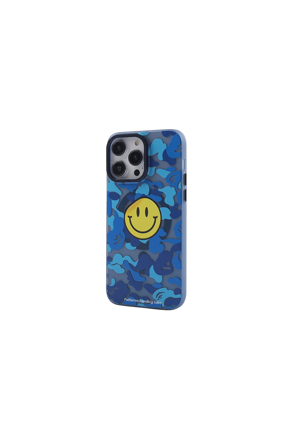 Apple iPhone 14 Pro Max Uyumlu Kılıf Apollo Magneticsafe Desenli Kapak - Apollo Mavi - 1