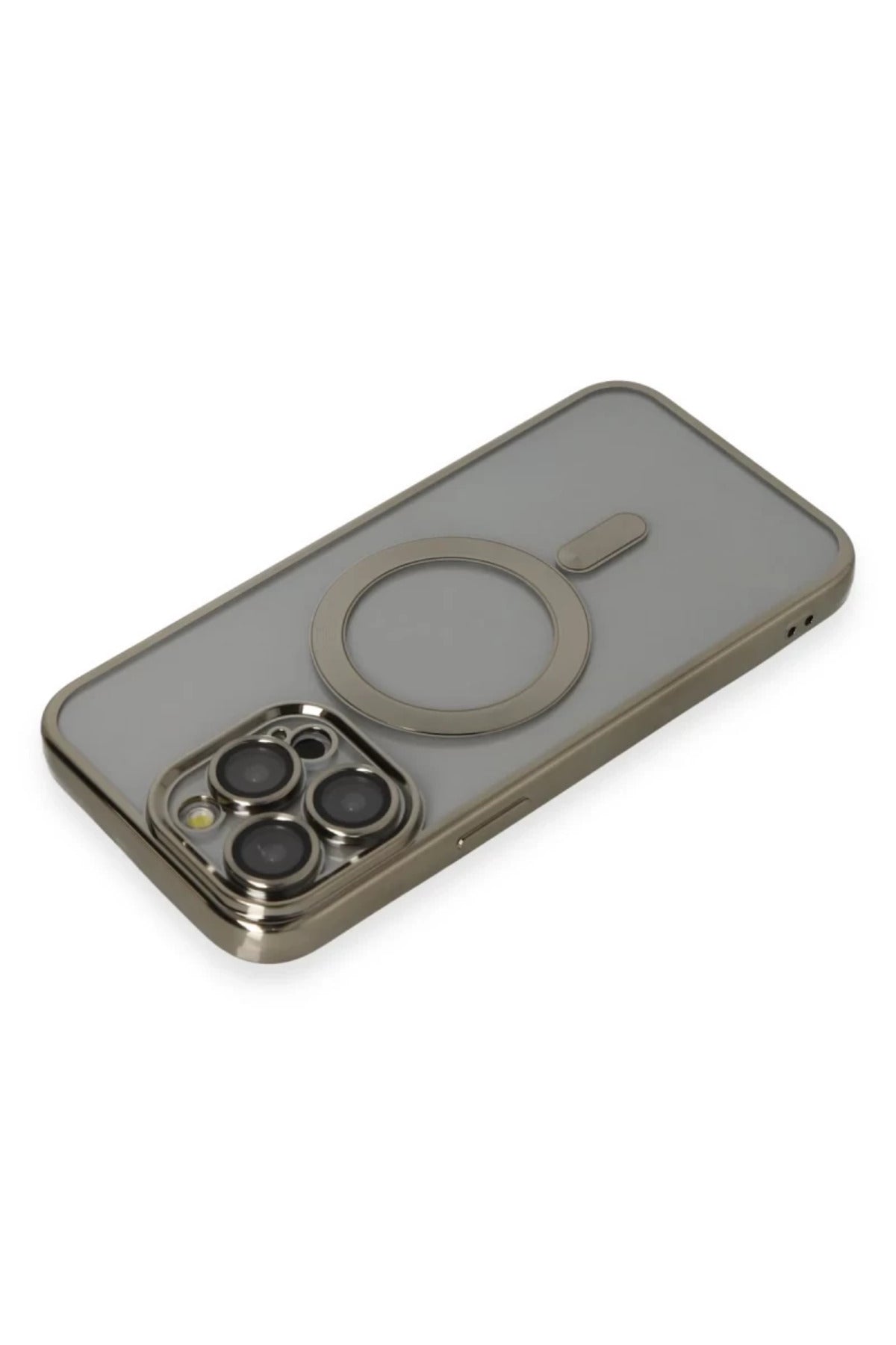 Apple iPhone 14 Pro Max Uyumlu Kılıf Kross Magneticsafe Kapak - Titan Gri