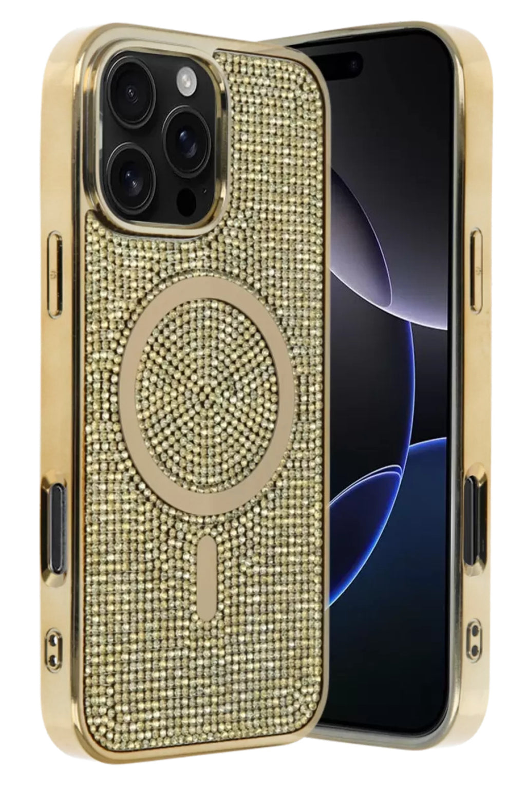 Joko Apple iPhone 16 Pro Max Uyumlu Helen Magsafe Kapak - Gold