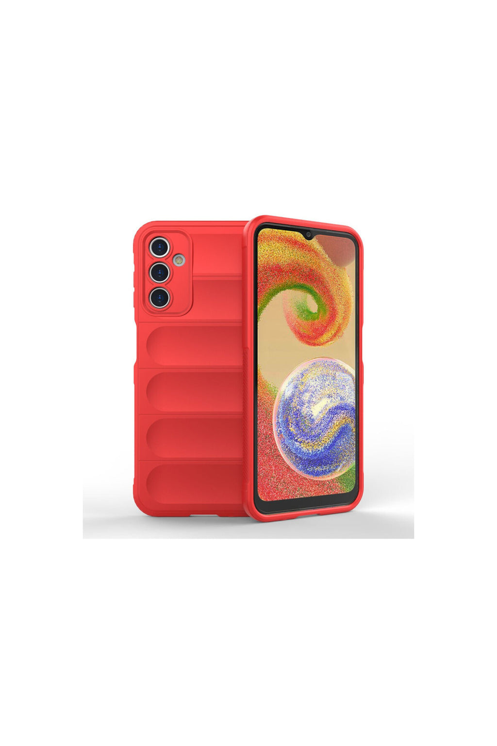Samsung Galaxy A14 4G Uyumlu Kılıf Optimum Silikon - Kırmızı