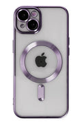 Apple iPhone 14 Uyumlu Kılıf Kross Magneticsafe Kapak - Mor