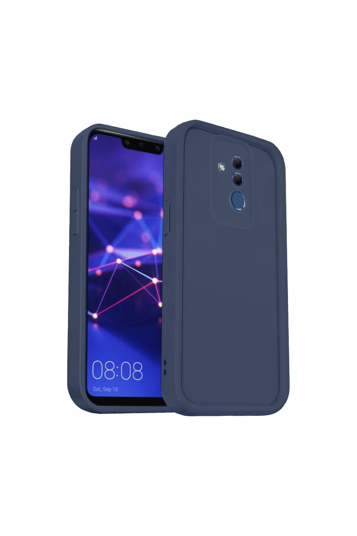 Huawei Mate 20 Lite Uyumlu Kılıf Viera Silikon - Lacivert