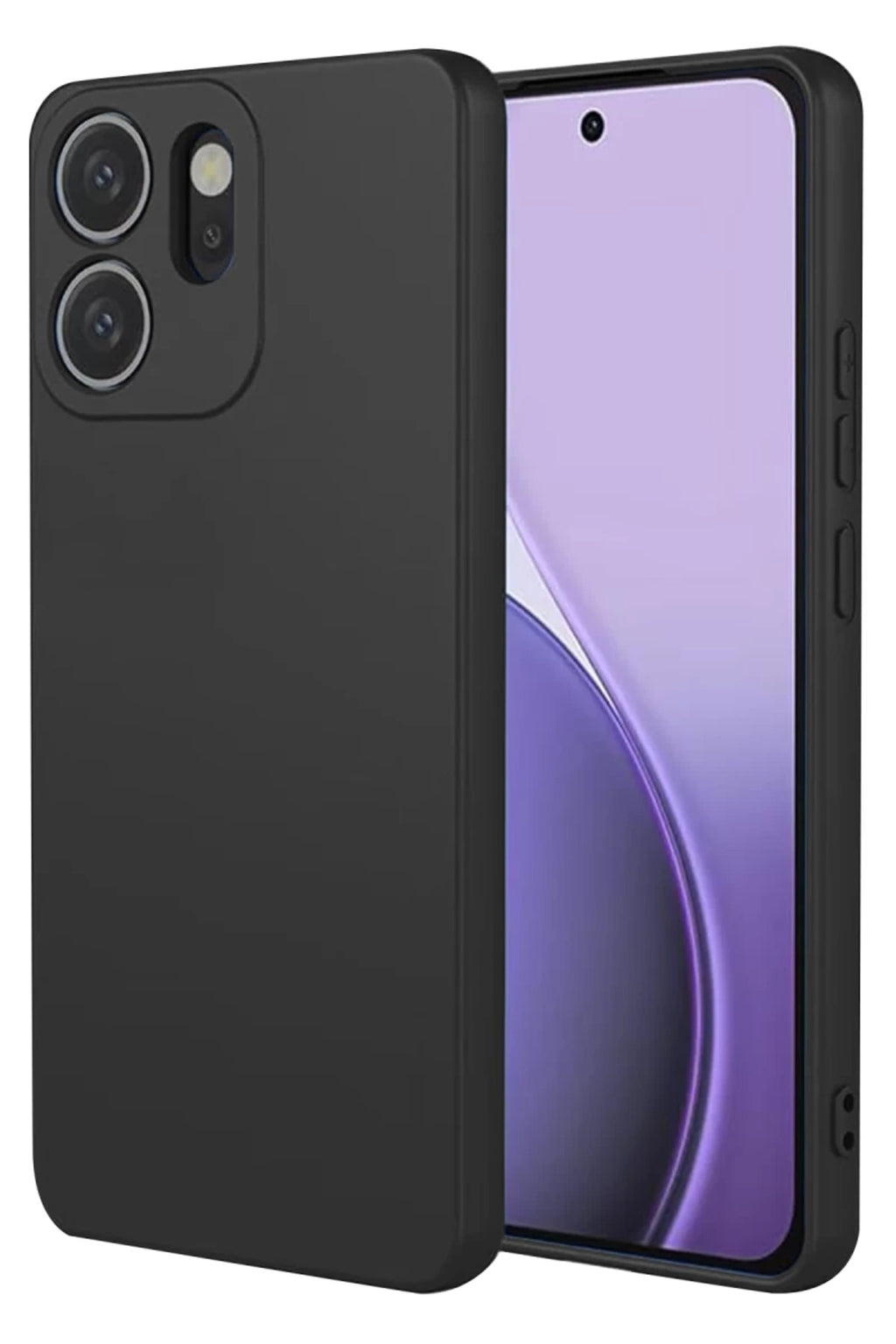 Oppo Reno 14F Uyumlu First Silikon - Siyah