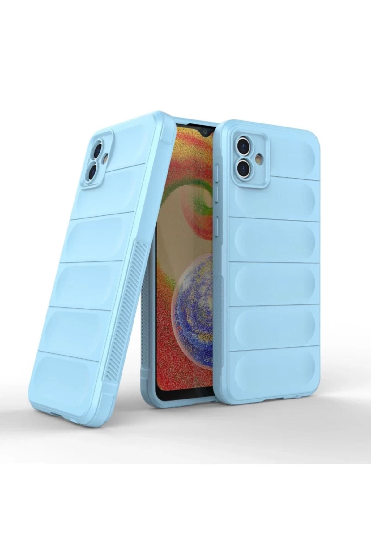 Samsung Galaxy A04 Uyumlu Kılıf Optimum Silikon - Sky Blue