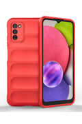 Samsung Galaxy A03S Uyumlu Kılıf Optimum Silikon - Kırmızı