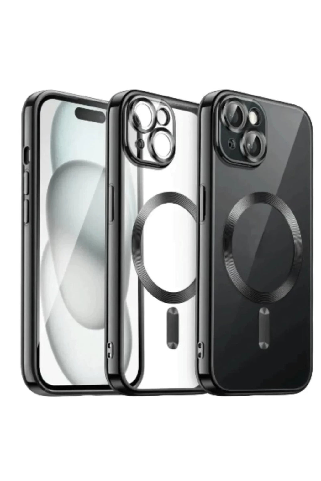 Apple iPhone 13 Uyumlu Kılıf Kross Magneticsafe Kapak - Siyah