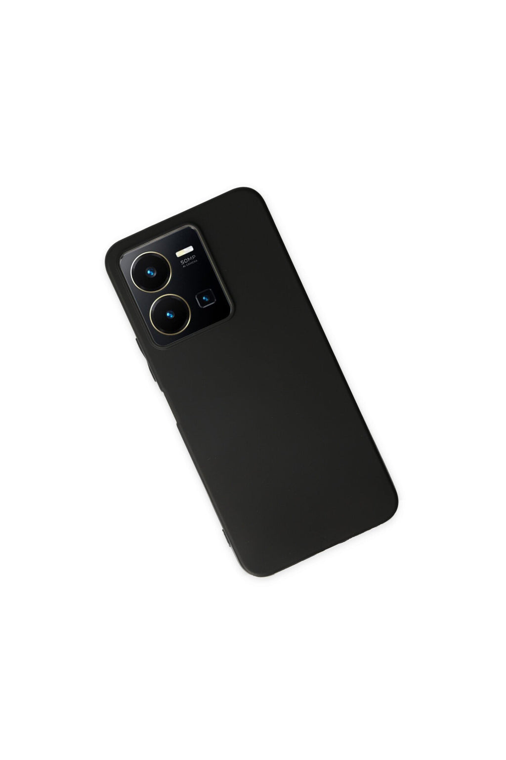 Vivo Y35 Uyumlu Kılıf First Silikon - Siyah