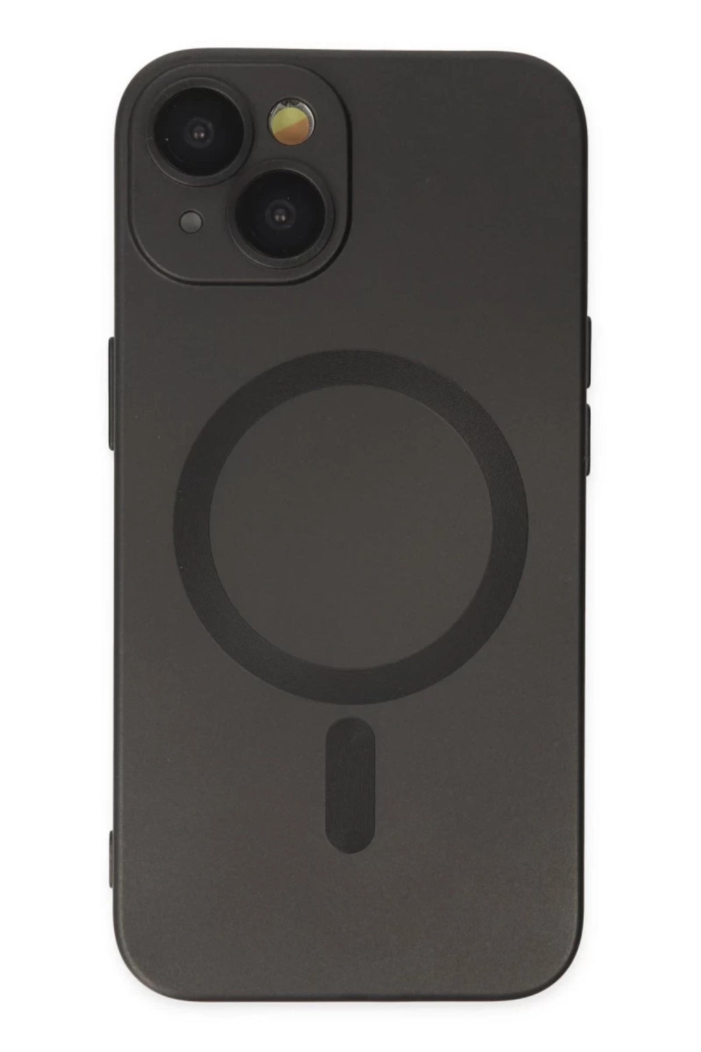 Apple iPhone 14 Plus Uyumlu Kılıf Moshi Lens Magneticsafe Silikon - Siyah