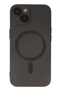 Apple iPhone 14 Plus Uyumlu Kılıf Moshi Lens Magneticsafe Silikon - Siyah