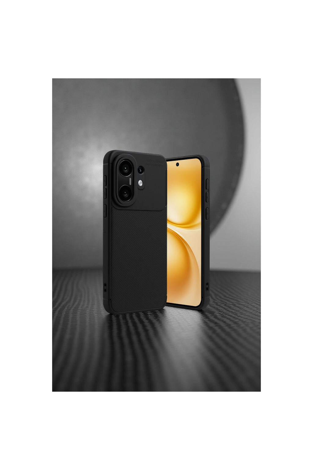 Vivo X200 FE Uyumlu Auto Focus Karbon Kapak - Siyah