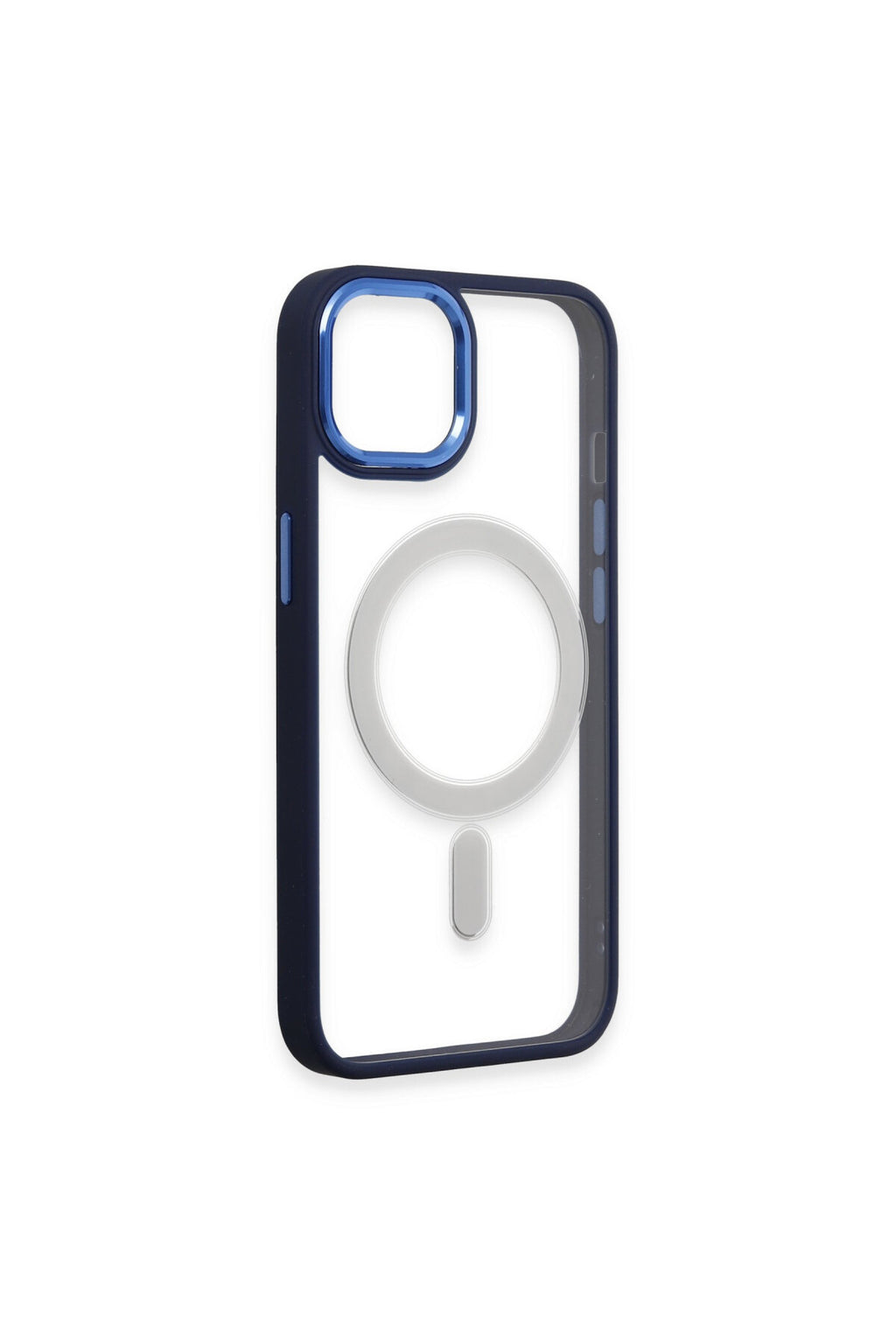 Apple iPhone 15 Pro Uyumlu Kılıf Room Magneticsafe Silikon - Lacivert