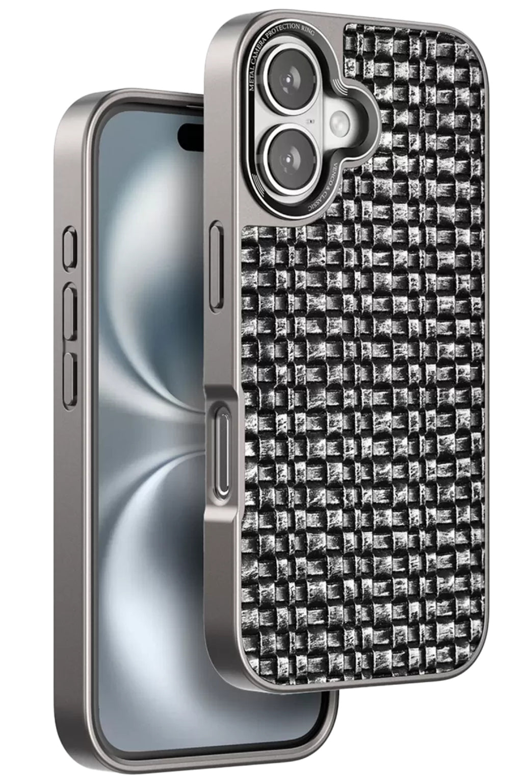 Venco Apple iPhone 16 Uyumlu Brand Kapak - Gümüş