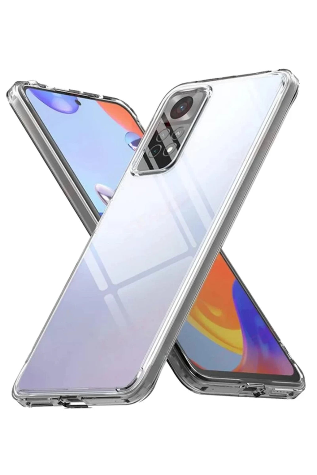 Xiaomi Redmi Note 12 Pro 4G Uyumlu Kılıf Lüx Şeffaf Silikon