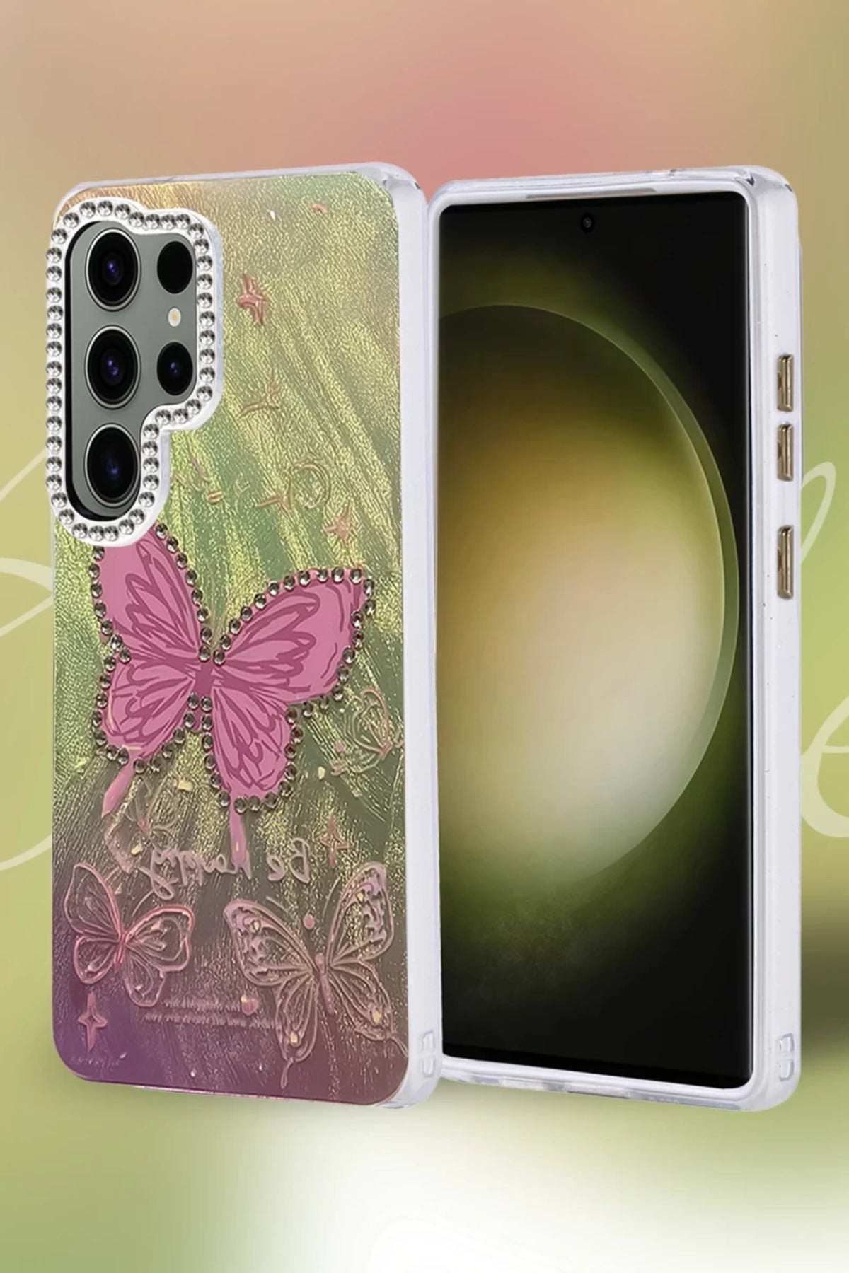 Samsung Galaxy S25 Ultra Uyumlu Kılıf Blade Aynalı Desenli Kapak - Desen 1