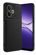 Oppo A5 Pro 4G Uyumlu Kılıf Auto Focus Karbon Kapak - Siyah