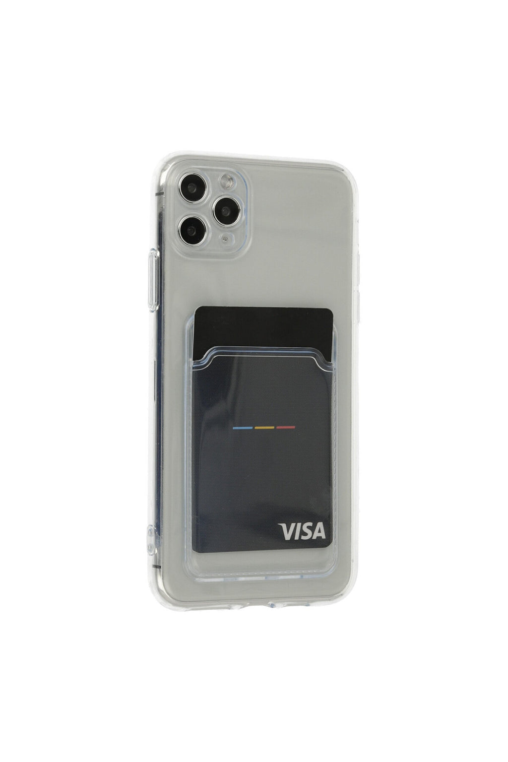 Apple iPhone 11 Pro Max Uyumlu Kılıf Kart Şeffaf Silikon - Şeffaf