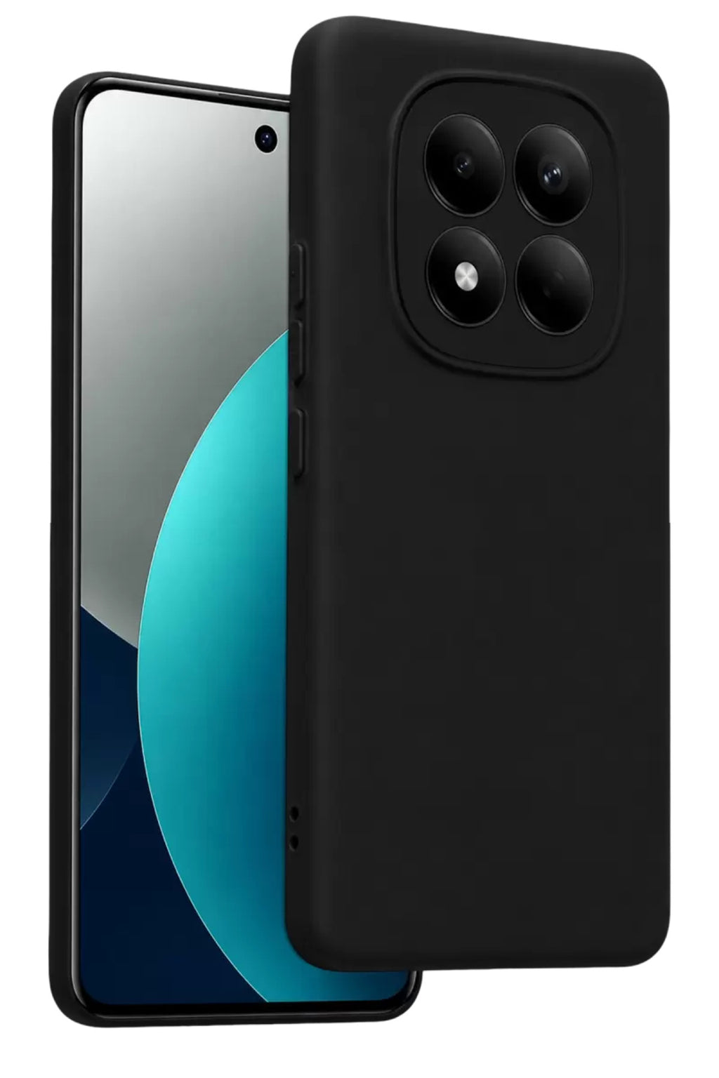 Xiaomi Redmi Note 15 4G Uyumlu Nano içi Kadife Silikon - Siyah