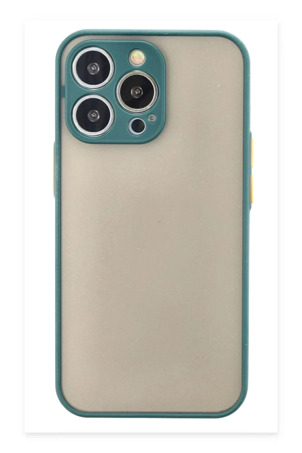 Apple iPhone 15 Pro Max Uyumlu Kılıf Montreal Silikon Kapak - Yeşil