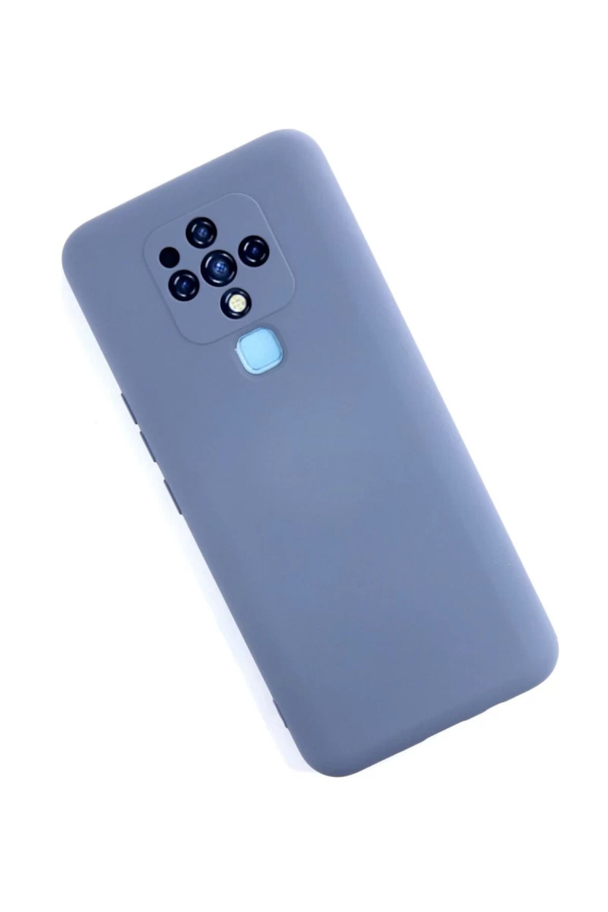 Tecno Camon 16 Uyumlu Kılıf Nano içi Kadife Silikon - Gri