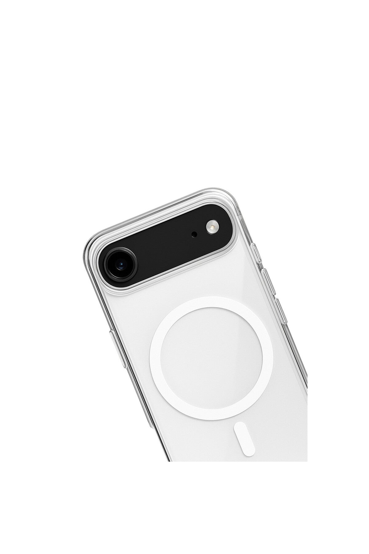 Apple iPhone 17 Air Uyumlu Kılıf Magneticsafe Şeffaf Silikon - Şeffaf
