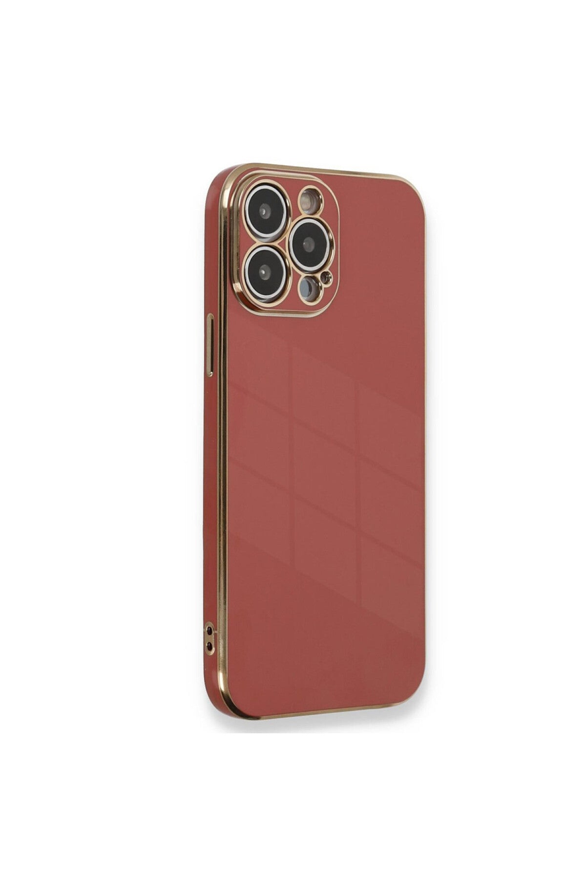 Apple iPhone 15 Pro Uyumlu Kılıf Volet Silikon - Kırmızı