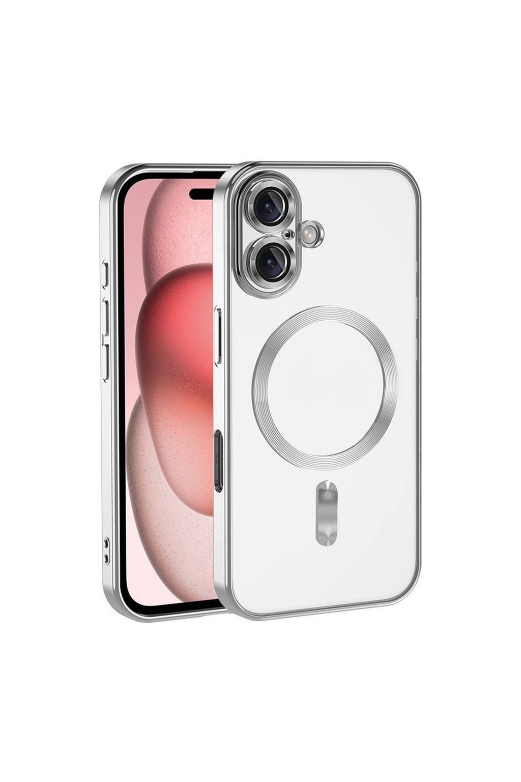 Apple iPhone 17 Uyumlu Kross Magneticsafe Kapak - Gümüş