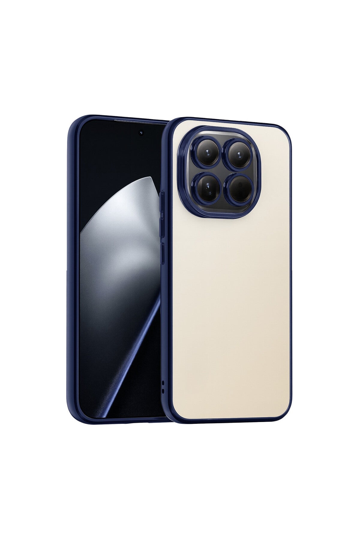 Xiaomi Mi 15 Uyumlu Lensli Silikon - Lacivert