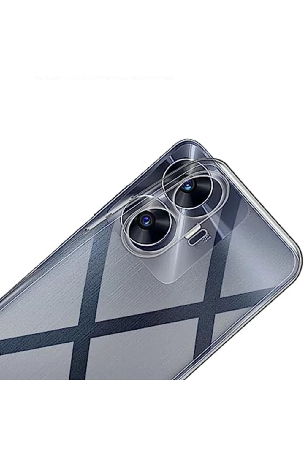 Realme C55 Uyumlu Kılıf Lüx Şeffaf Silikon