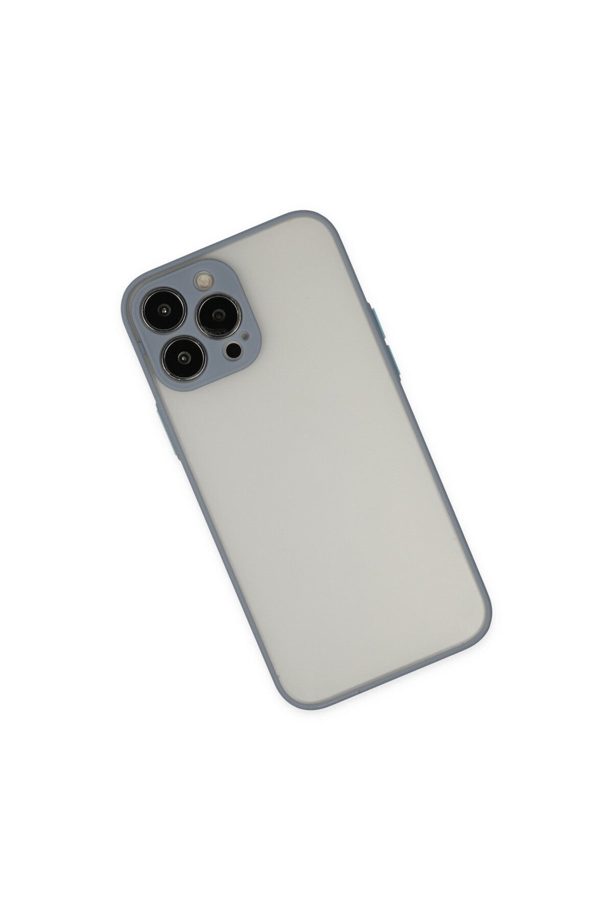 Apple iPhone 14 Pro Max Uyumlu Kılıf Montreal Silikon Kapak - Gri