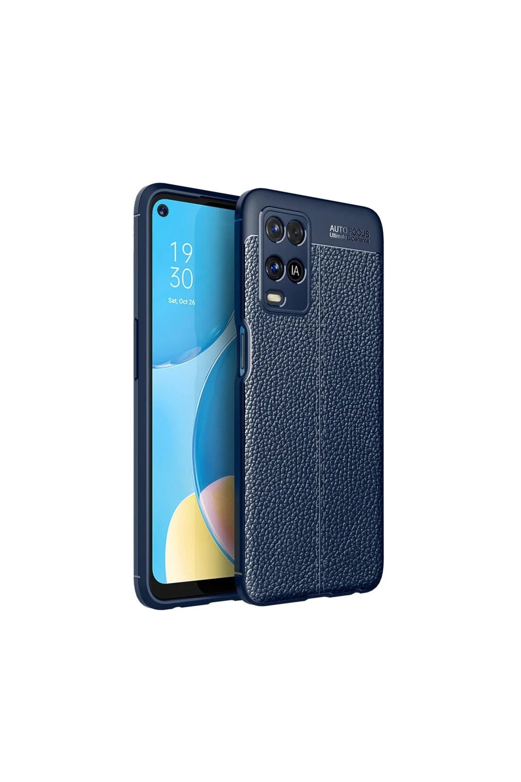 Oppo A54 4G Uyumlu Kılıf Auto Focus Kapak - Lacivert