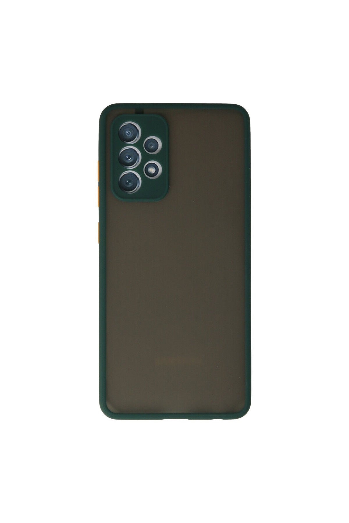 Samsung Galaxy A72 Uyumlu Kılıf Montreal Silikon Kapak - Koyu Yeşil