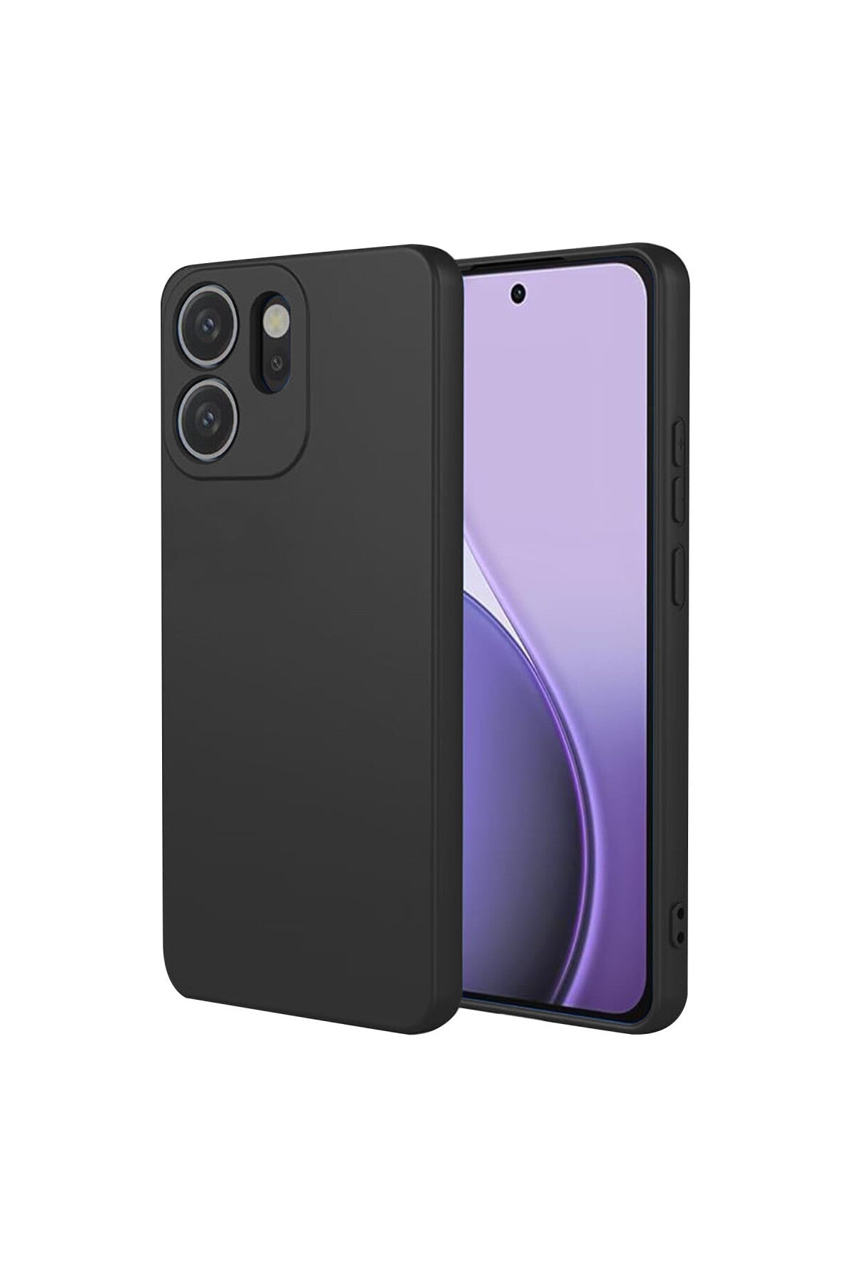 Oppo Reno 14F Uyumlu First Silikon - Siyah