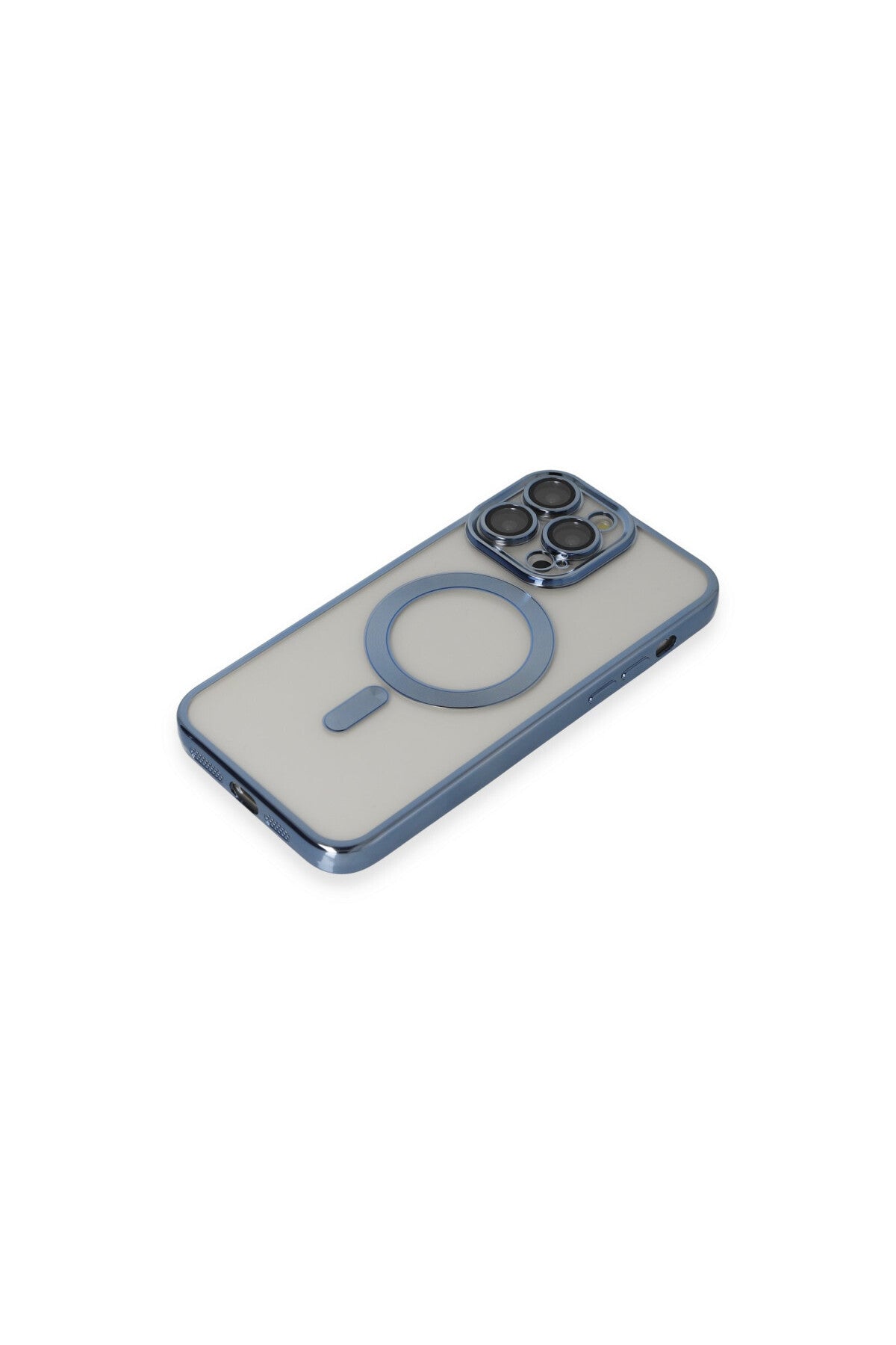 Apple iPhone 14 Pro Max Uyumlu Kılıf Kross Magneticsafe Kapak - Sierra Blue