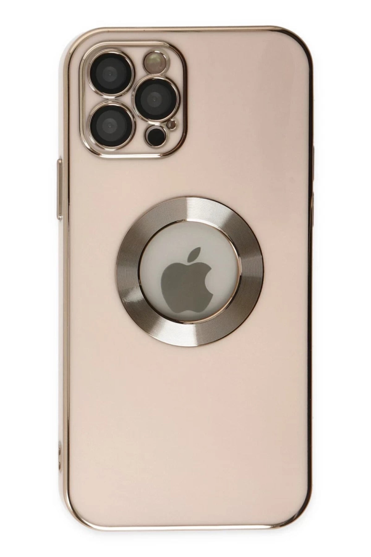 Apple iPhone 12 Pro Uyumlu Kılıf Store Silikon - Pembe