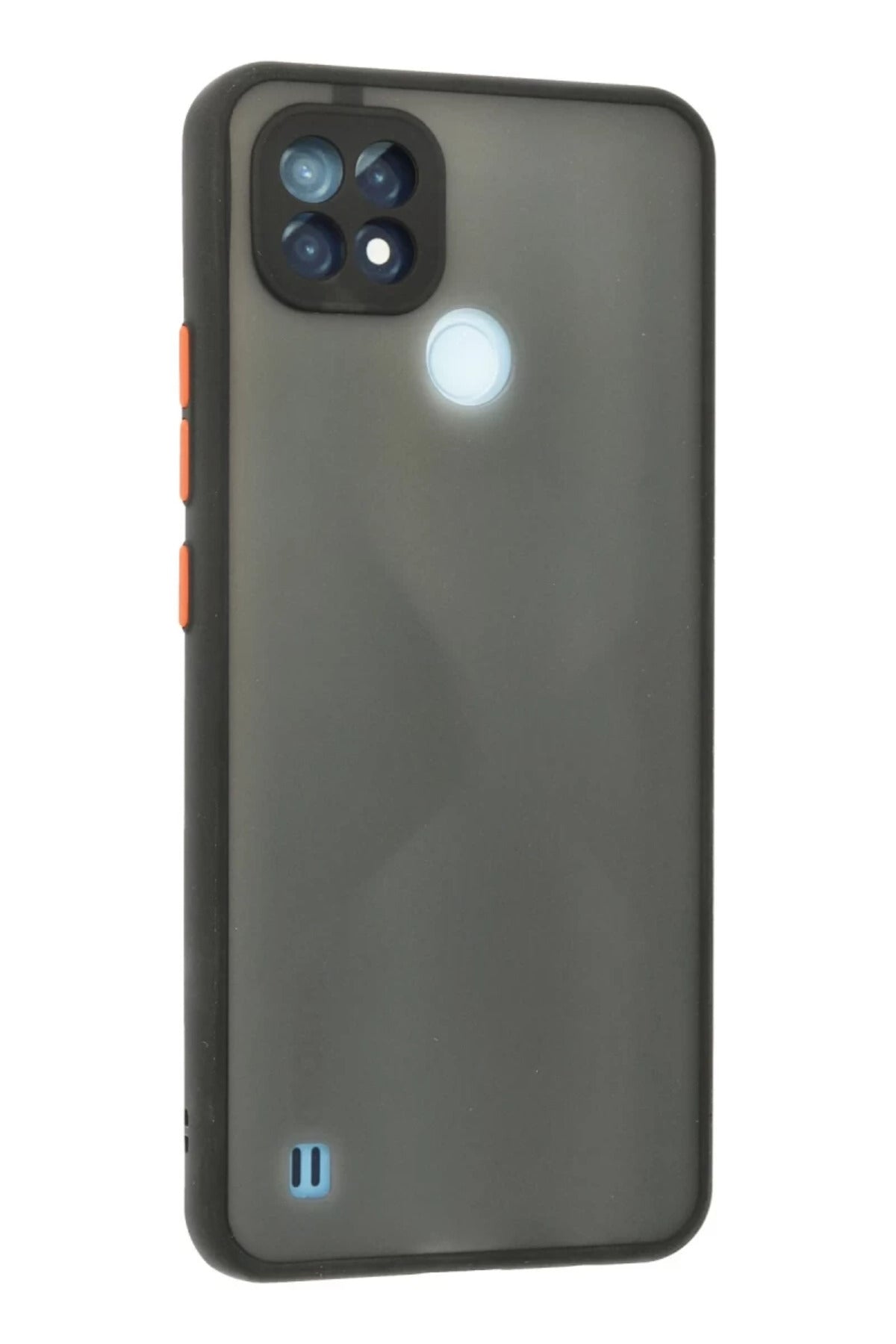 Realme C21 Uyumlu Kılıf Montreal Silikon Kapak - Siyah