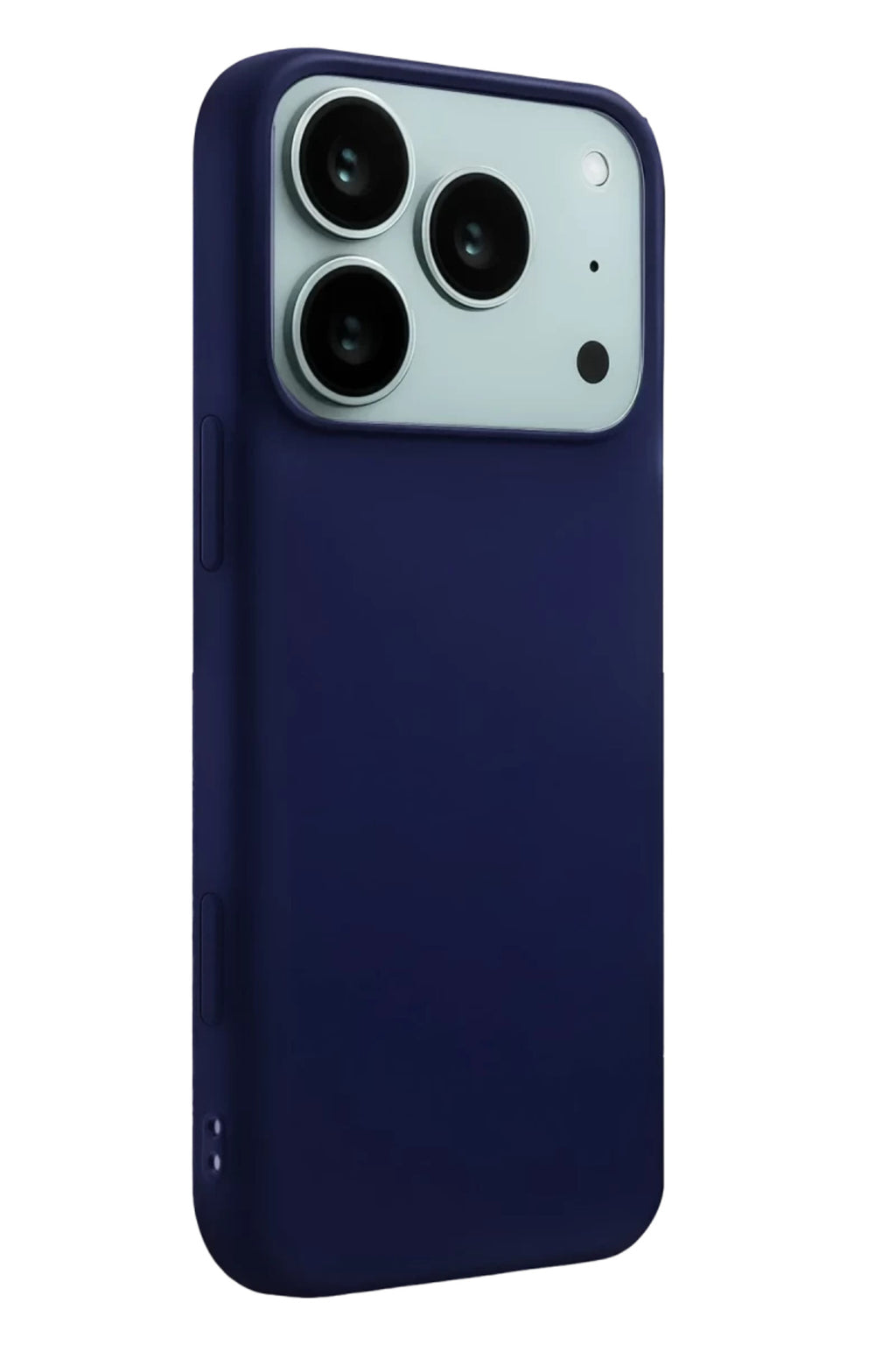 Apple iPhone 17 Pro Uyumlu Nano içi Kadife Silikon - Lacivert